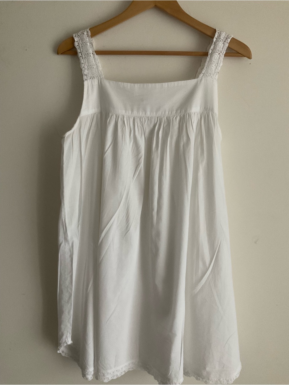 Eileen West Heirloom Dream Chemise Queen Anne Lace White Cottage Boho Nightgown - Picture 8 of 9